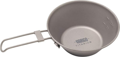 Taza camping titanio 300 ligera duradera