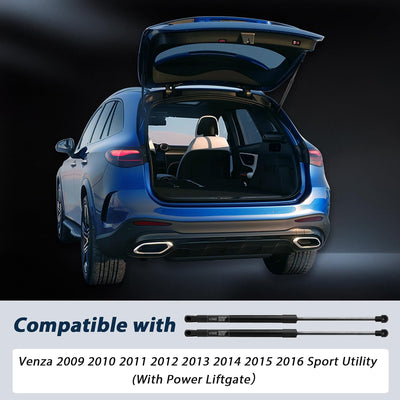Soportes elevación portón trasero gas Toyota Venza set 2