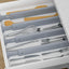 Divisor bambú cajones 17-22" organiz. 4 pzas gris