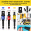 Set 24 Brocas Flexibles 105° Adaptador 1/4 3/8 1/2pulg Negro