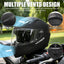 Casco integral unisex para motocicleta aprobado DOT