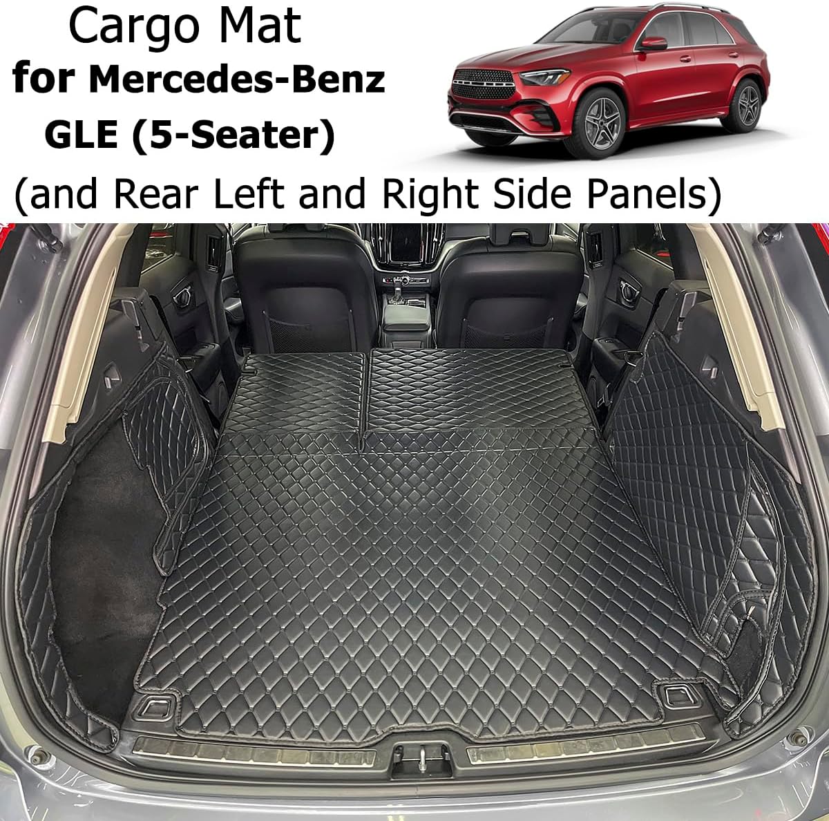 Tapete maletero personalizado Mercedes GLE 20-25 5 plazas