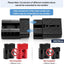 Conector 50A 600V 2 pares para batería 10/12 AWG negro