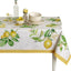 Mantel cuadrado algodón patrón limoncello 54x54pulg