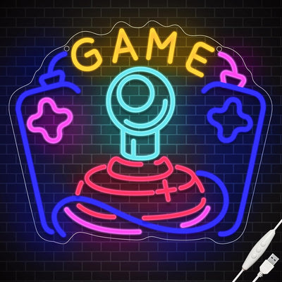 Letrero Neón LED para Sala de Juegos y Habitación de Niños