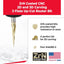 Brocas enrutador CNC espiral 6.2 grados