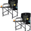 Silla campamento aluminio gran tamaño mesa auxiliar 400lb