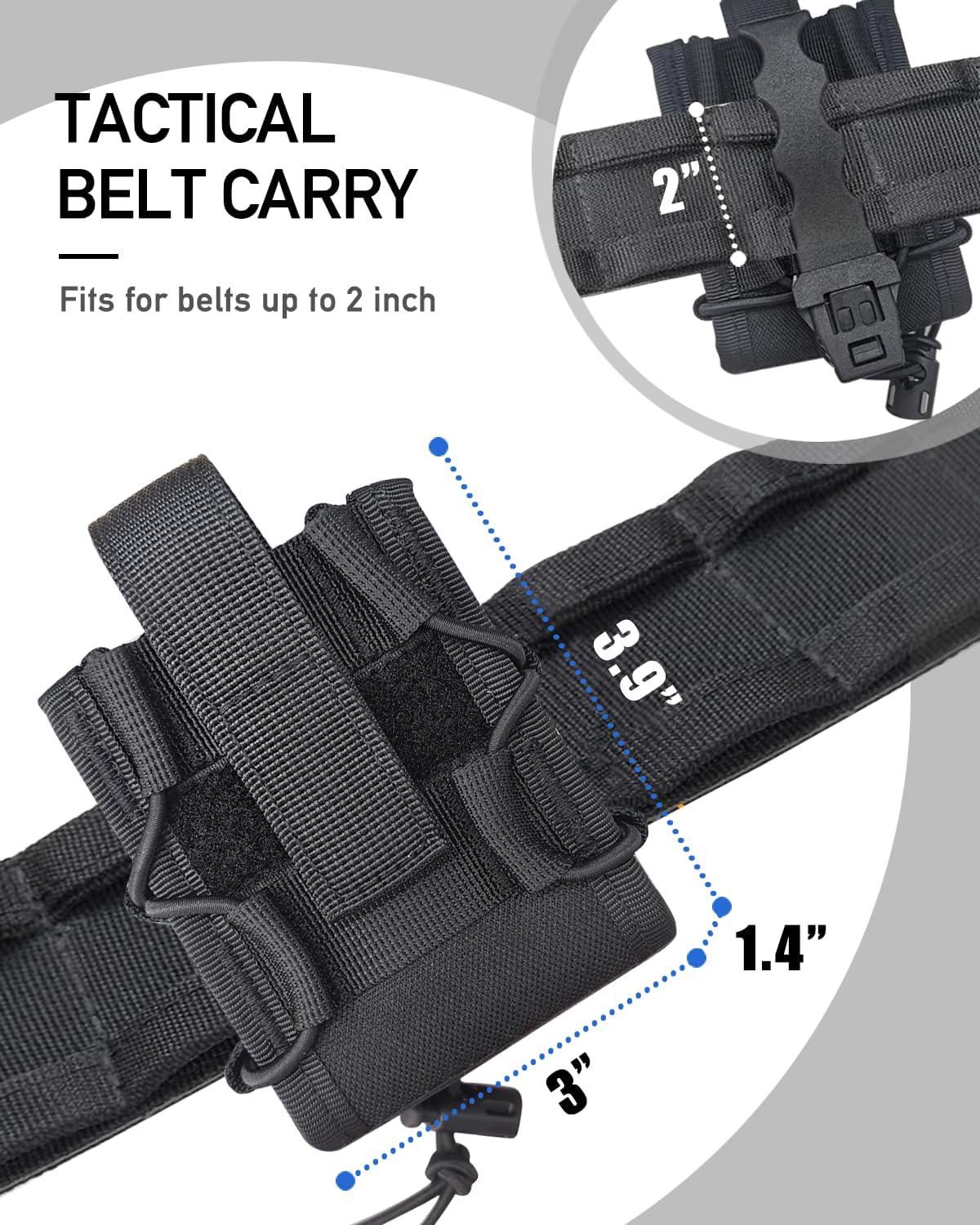 Funda para esposas de mano cinturón táctico molle