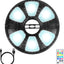 Luz sombrilla exterior con control remoto 300 lúmenes