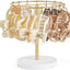 Soporte pinzas metal exhibidor accesorios cabello dorado