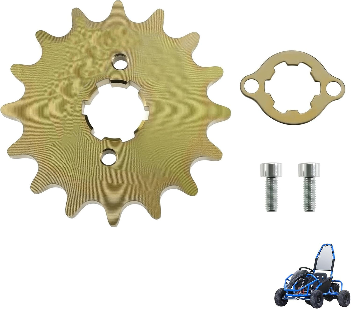 Cadena piñón delantero 6 spline para GY6 125CC 150CC 170CC