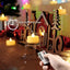 Juego 12 velas LED parpadeantes con temporizador batería