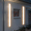 2 Luces pared exteriores 47.25pulg 3000K IP65 acrílicas