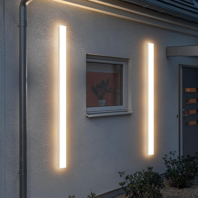 2 Luces pared exteriores 47.25pulg 3000K IP65 acrílicas