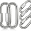 5 Cadenas Enlace Rápido M12 Acero Inox 1/2pulg Capacidad 2500lb