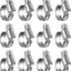 Abrazadera manguera acero inox 304 ajustable 1/2-3/4 pulg
