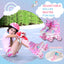 Patines ajustables para niñas con luz unicornio y sirena