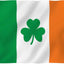 Bandera Irlanda con Clavel Irlandés