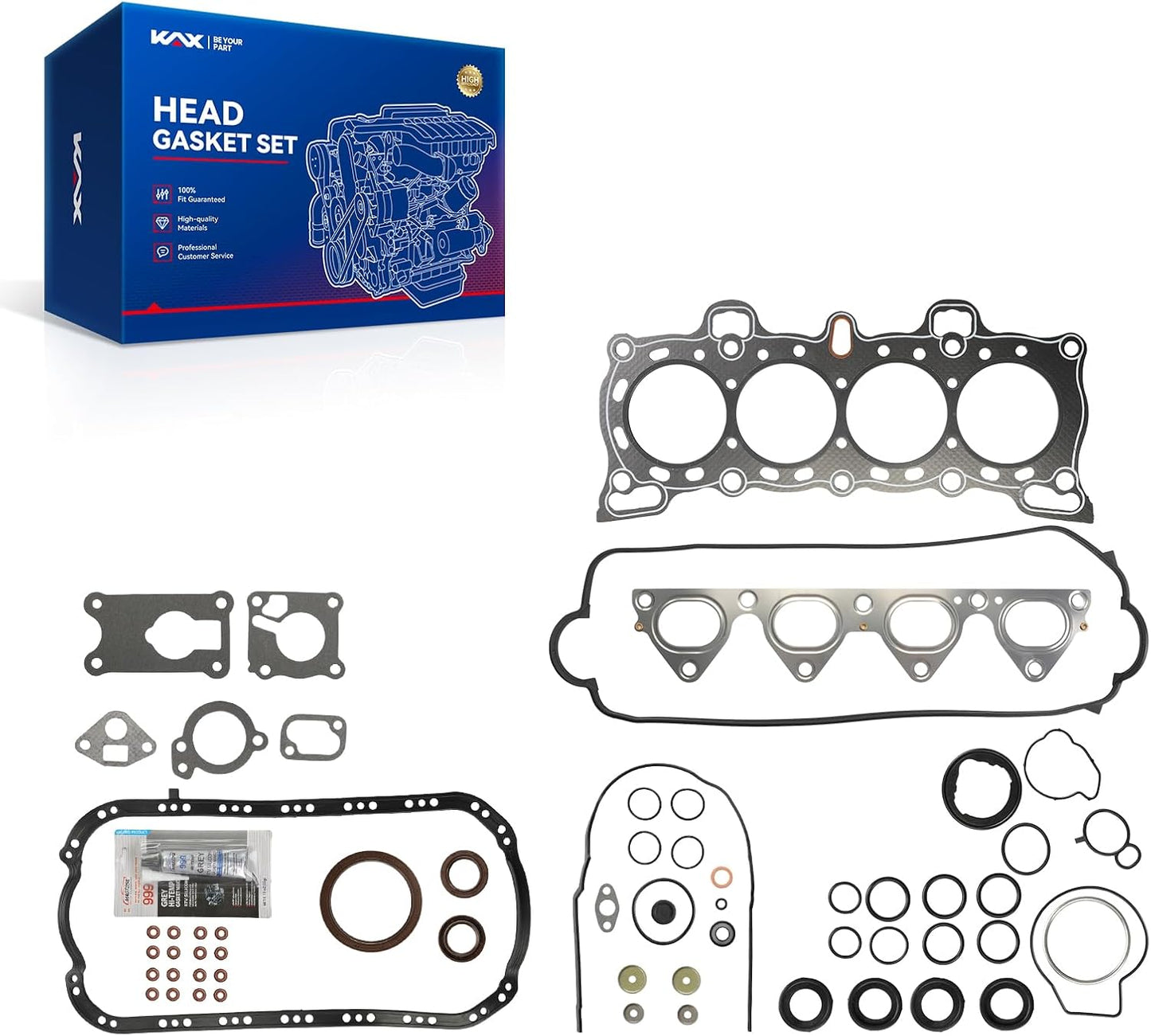Set juntas culata motor Honda Civic CRX 88-95 1.5L 1.6L