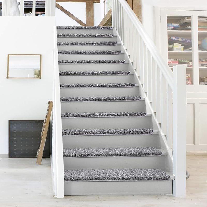 Protectores escaleras alfombra antiderrap 30x9.5"