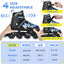 Patines Inline Ajustables para Niños con Luces