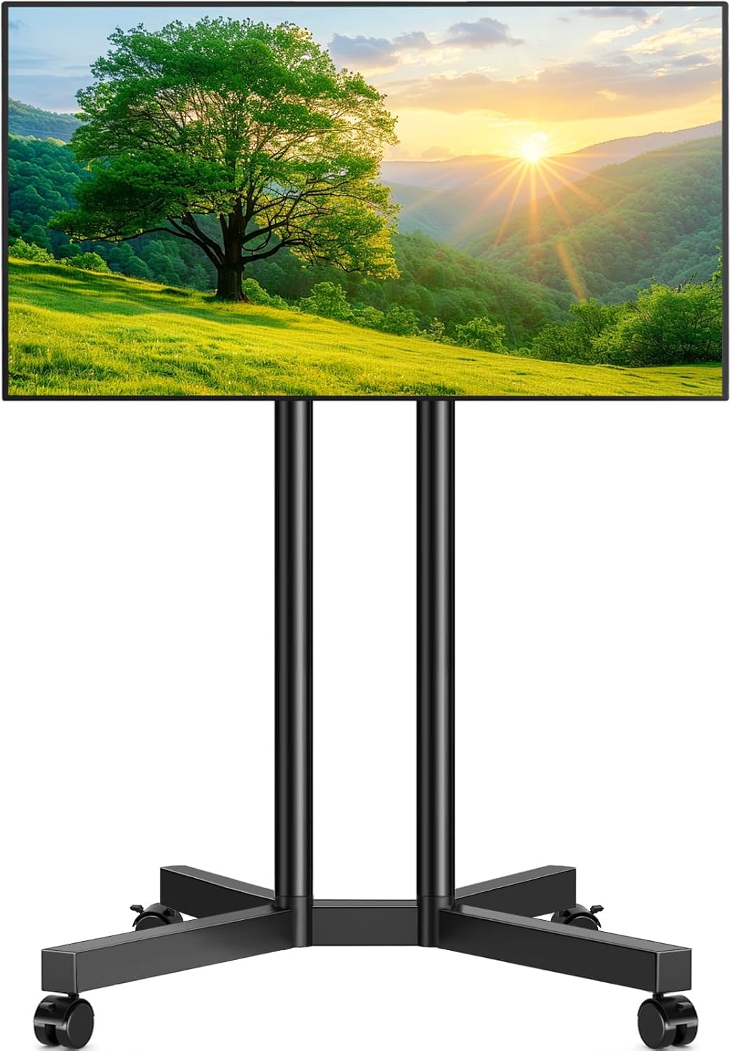 Soporte TV rodante 32-70pulg ajustable hasta 88lb