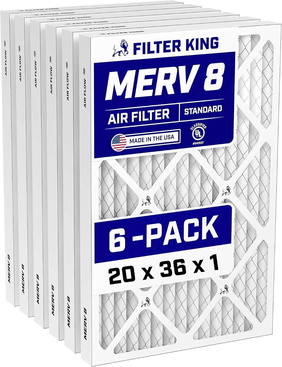 Filtro aire horno CA 20x36x1 MERV8 pack 6
