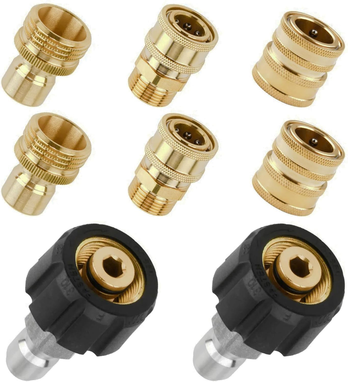 Set adaptadores M22 3/8-3/4" conexión rápida