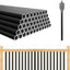 100 Balaustres Aluminio 36pulg Barandilla Exteriores