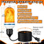 Kit luces esqueleto Halloween 19.7pies modo naranja