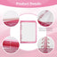 Libro broche A5 organiz. alfileres esmaltados rosa