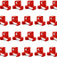 20 Clips 3/8pulg para Rieles ABS Plástico Rojo