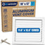 Cubierta ventilación HVAC 10x12" aluminio 1 vía