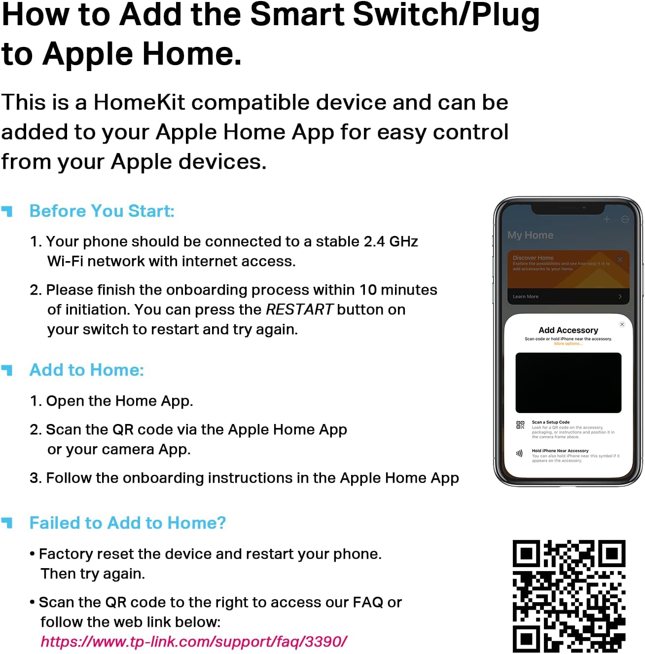 Interruptor luz inteligente Wi-Fi HomeKit 2.4GHz pack 3