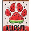 Bandera jardín doble cara estampado perro gato verano