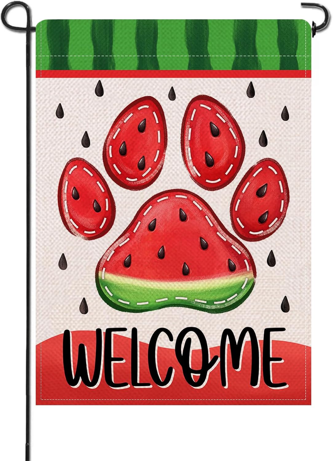 Bandera jardín doble cara estampado perro gato verano