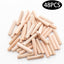 48 Pzas Puntales Madera 8mmx40mm Biselados Soporte Estantes
