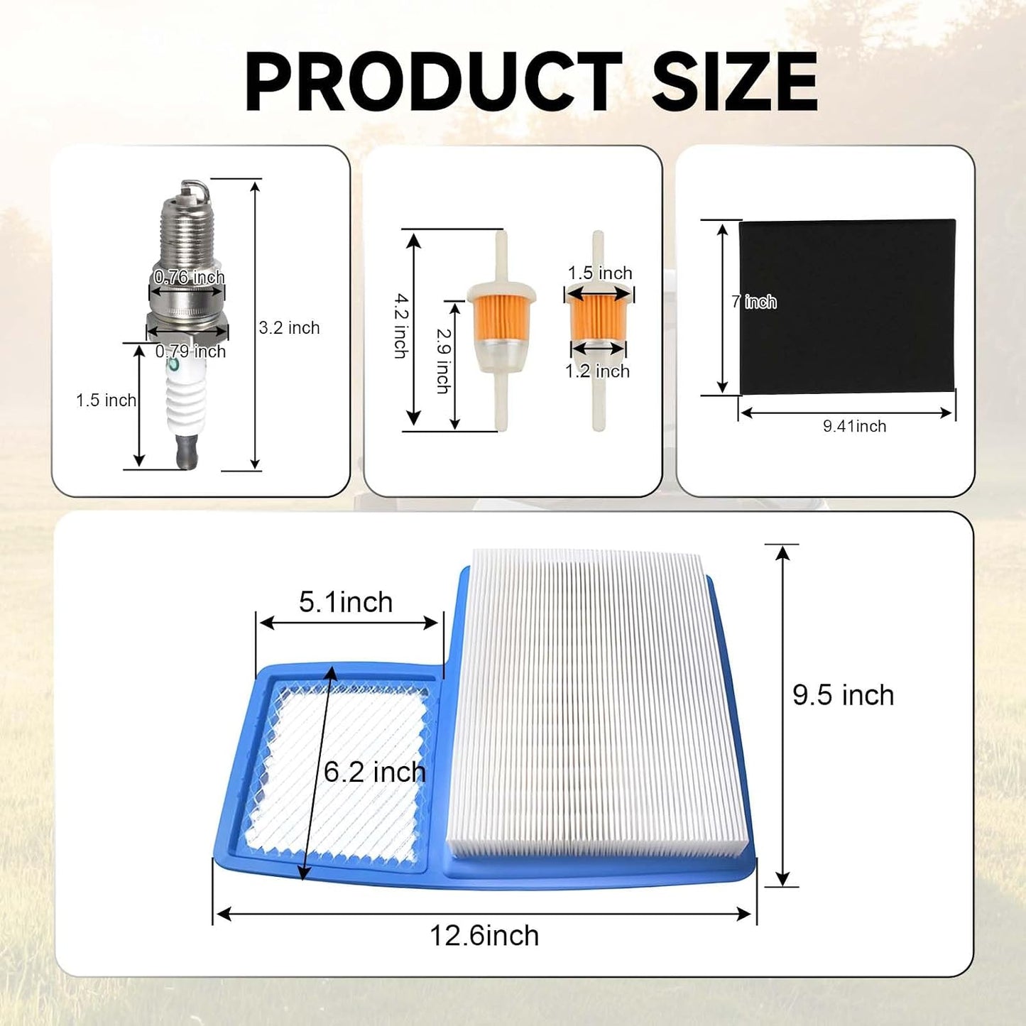 Filtro aire carrito golf Yamaha G16 G20 G21 G22 G29
