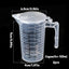 Vaso medidor plástico 3.4oz con tapa set 2