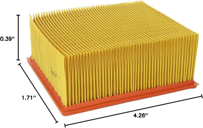 Panel filtro aire resistente pack 2