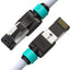 Cable Ethernet Cat7 50pies doble blindaje RJ45 S/FTP