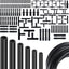 Kit manguera vacío automotriz 5ft 6 Pzas 113 conectores