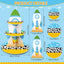 Torre cupcakes decoración fiesta cumpleaños baby shower