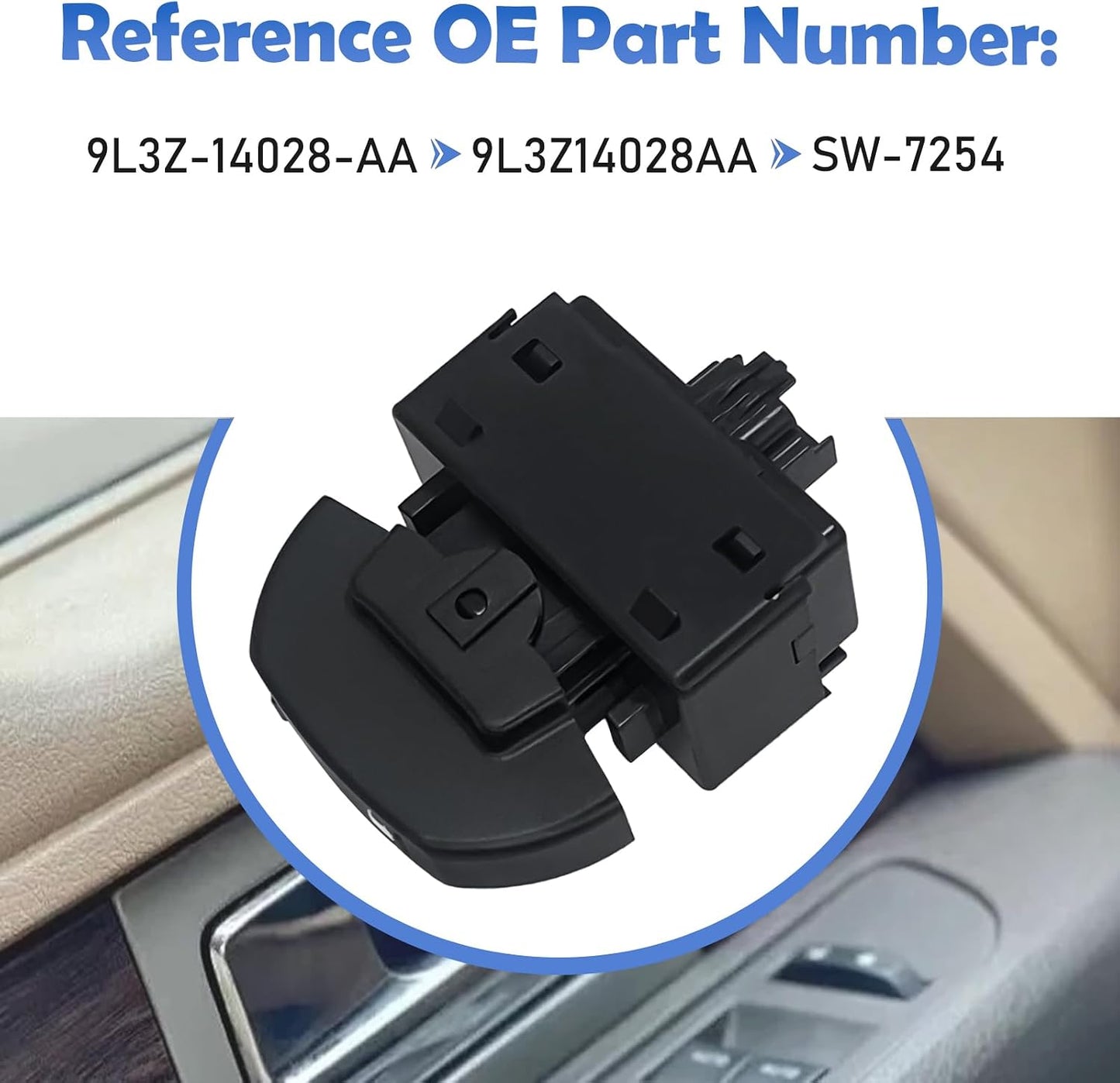 Interruptor puerta delantera comp Ford F-150 09-14