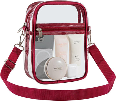 Bolso cruzado transparente impermeable PVC ligero