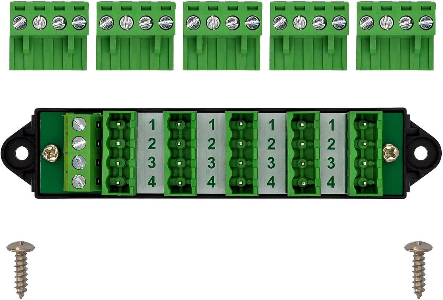 Módulo distribución terminales enchufable 16Amp 300V 4x6