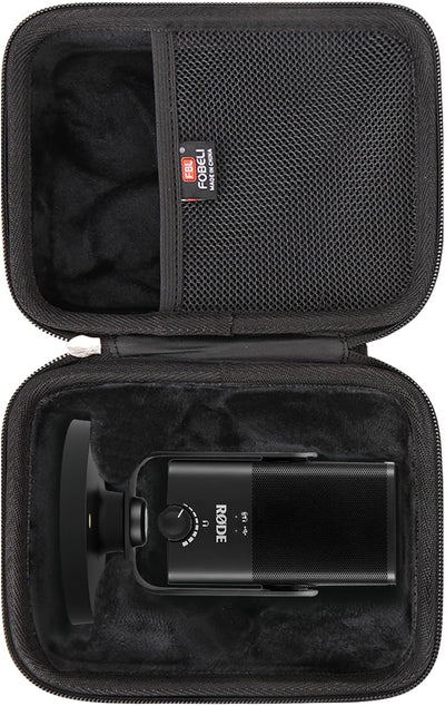 Estuche rígido micrófono USB condensador estudio Mini RODE