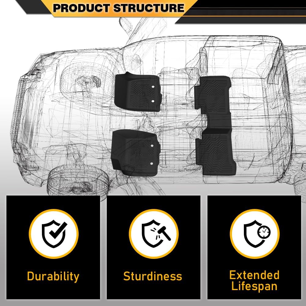 Alfombrillas TPE comp Honda CR-V 17-22 1ª y 2ª fila