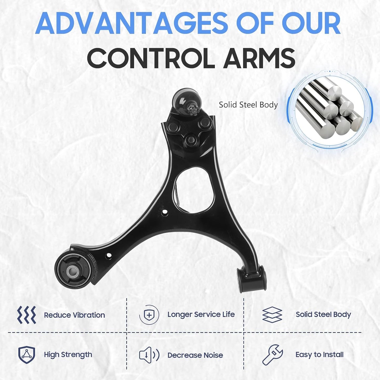 2 Brazos control delantero Acura CSX/Honda Civic