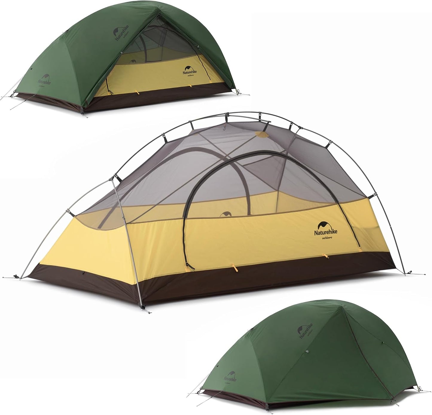 Tienda de campaña para 2 personas ligera impermeable